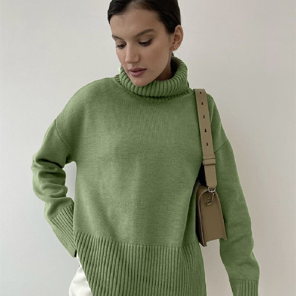 Solid Color Loose Women's Autumnwinter Sweater