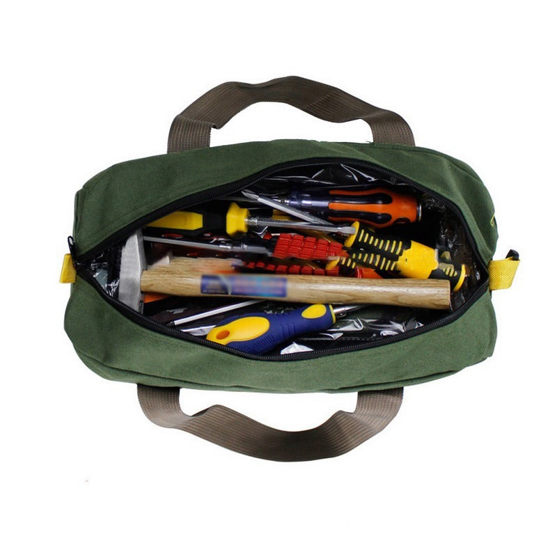 Large  Canvas Electrician's Tool Bag Wear-resistant Portable