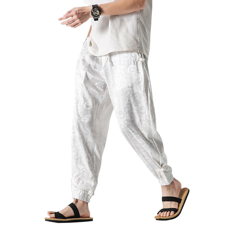 Chinese Style Men's Casual Pants Summer New Style