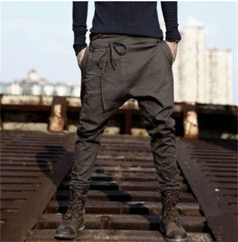 Lace up loose casual pants Leggings