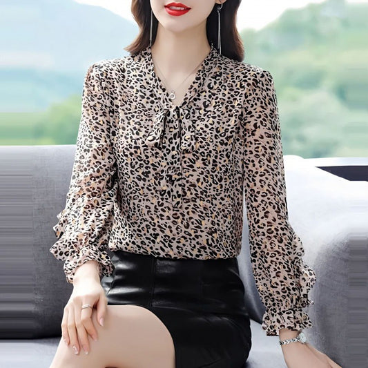 Flab Hiding Slimming Mother Clothes Fashionable Stylish All-matching Shirt