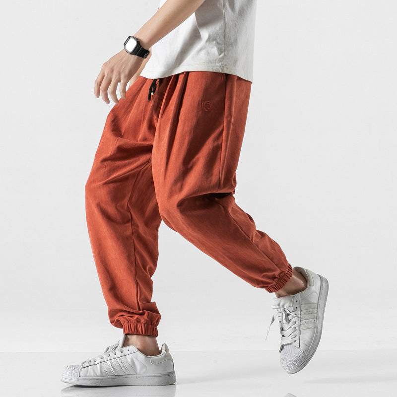 Nine-point pants men's all-match loose harem pants