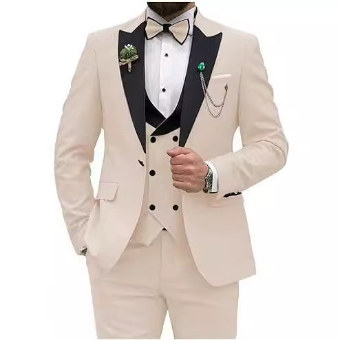 Men's Suit Three-piece Slim Fit Suit Men's Formal Suit