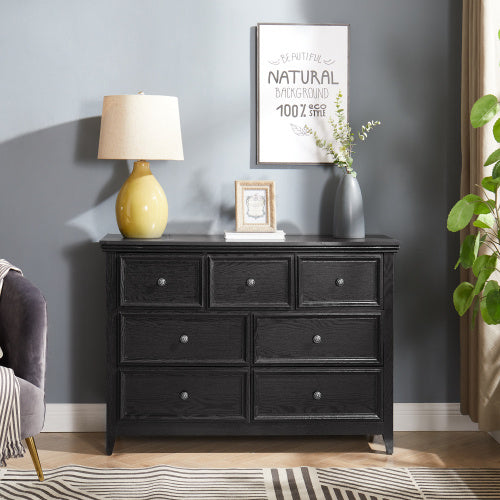 Fiberboard 7-drawer Vanity