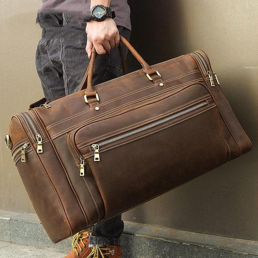 Luggage Crazy Horse Leather Long-distance Travel - Shuift.com