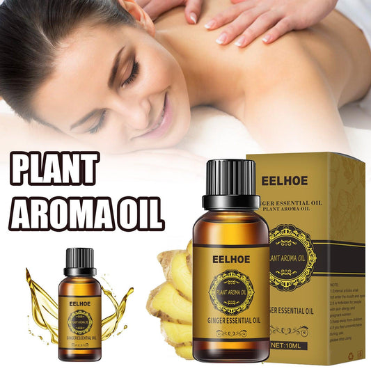 Ginger Essential Oil 10ml Vegetable Oil Body Massage Humidifier - Shuift.com