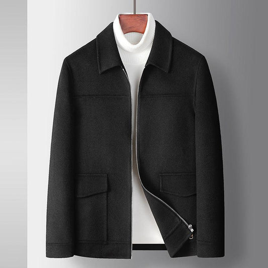 Double-faced Woolen Goods Men's Jacket New Autumn And Winter Zipper Coat - Shuift.com