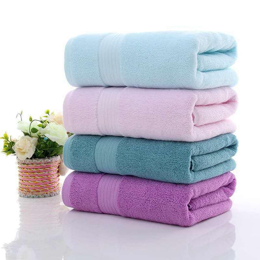 Manufacturers wholesale cotton thick spare bath towel cotton water adult home bath big towel custom logo - Shuift.com